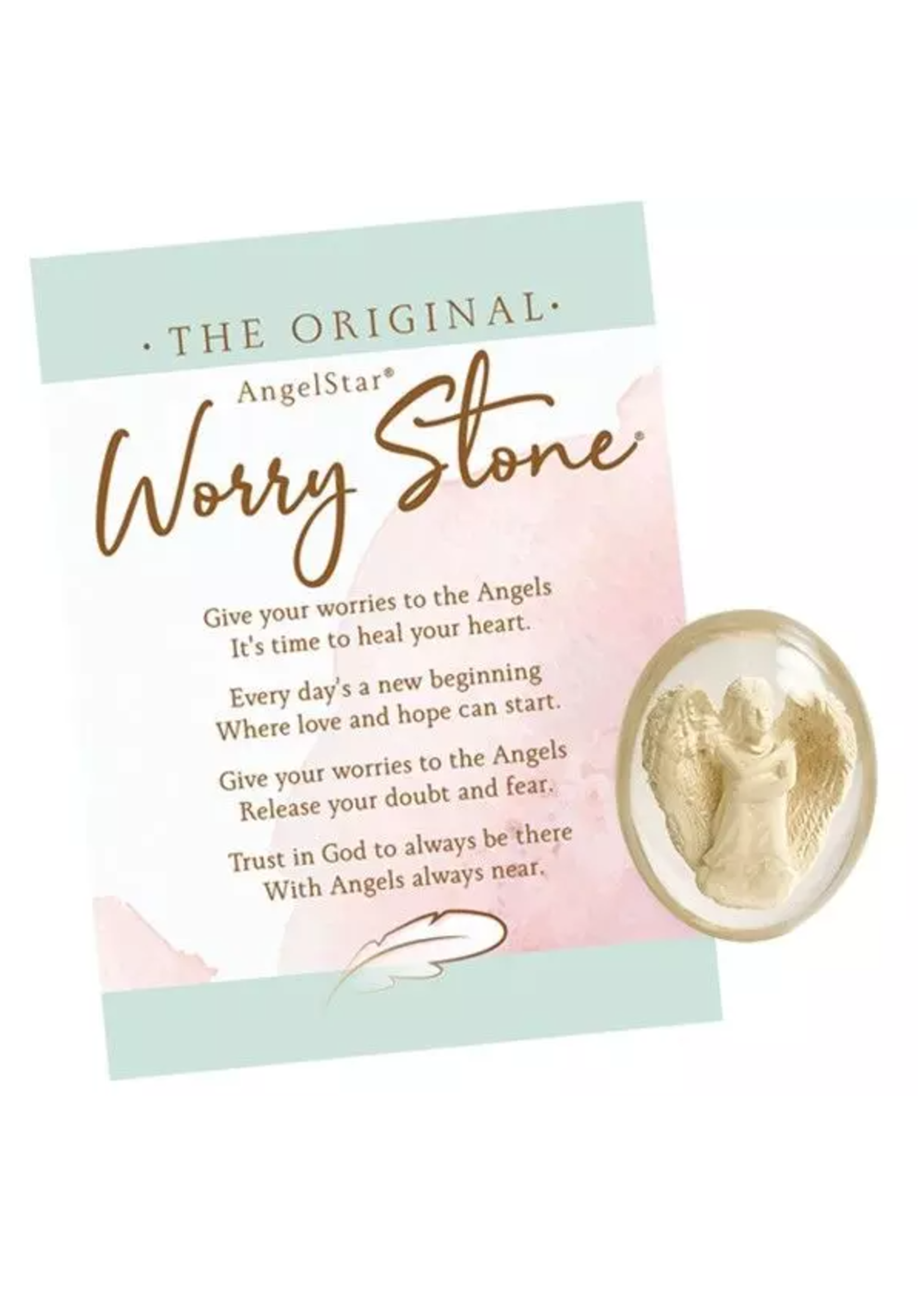 kelli's Angel Worry Stone