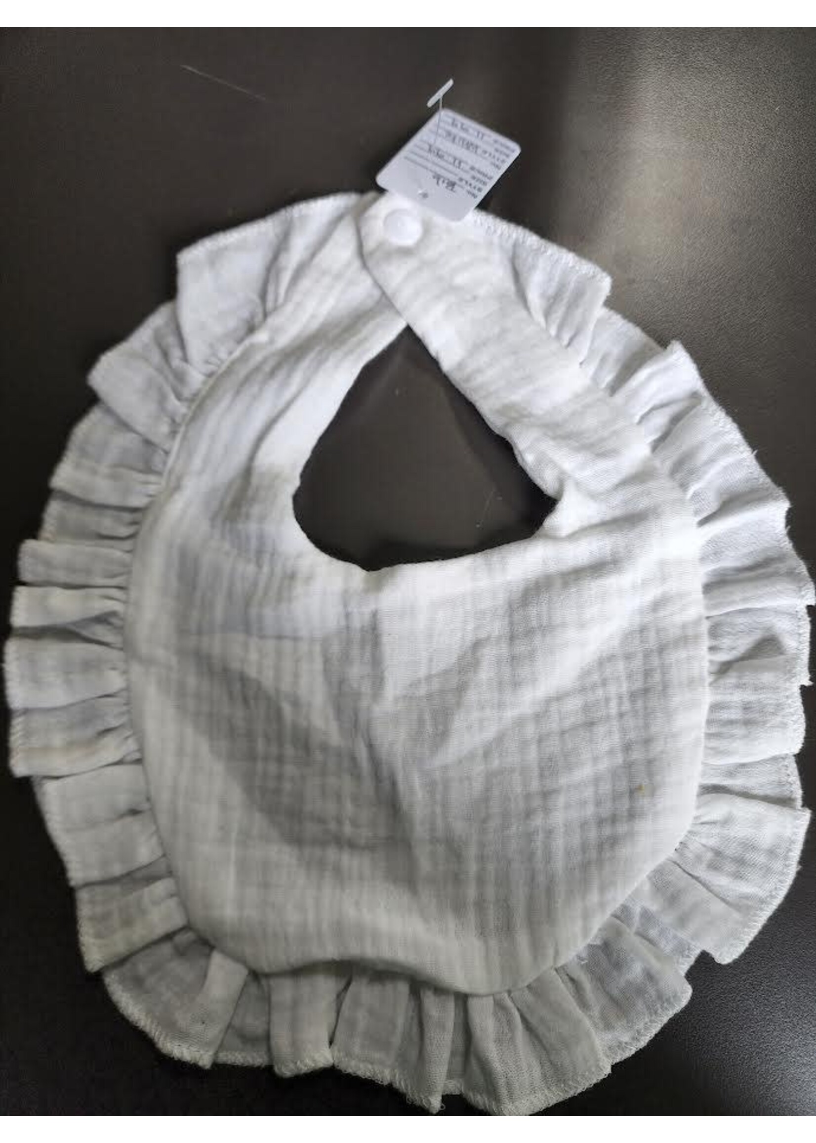 Ruffled Baby Bib