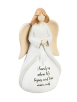 Evergreen Resin Angel Tabletop Decor