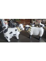 Evergreen Resin Farm Animal Table Decor Cow/Sheep