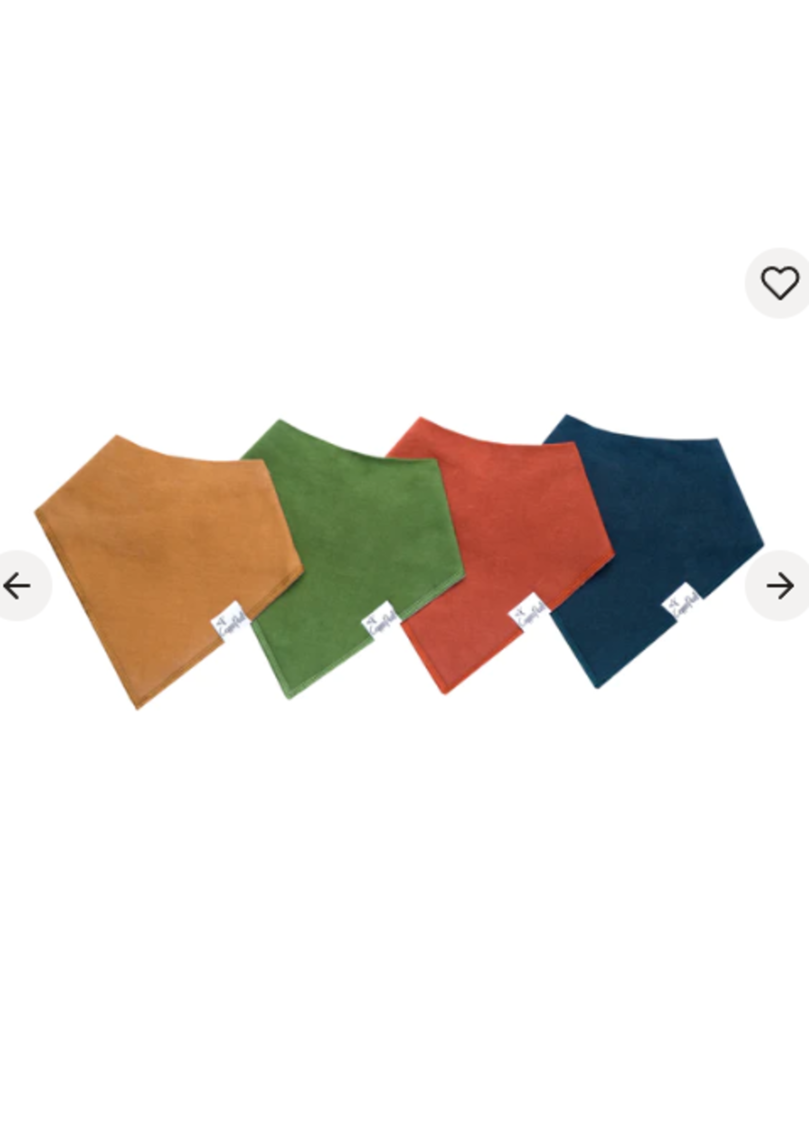 Copper Pearl Bandana Bib Set