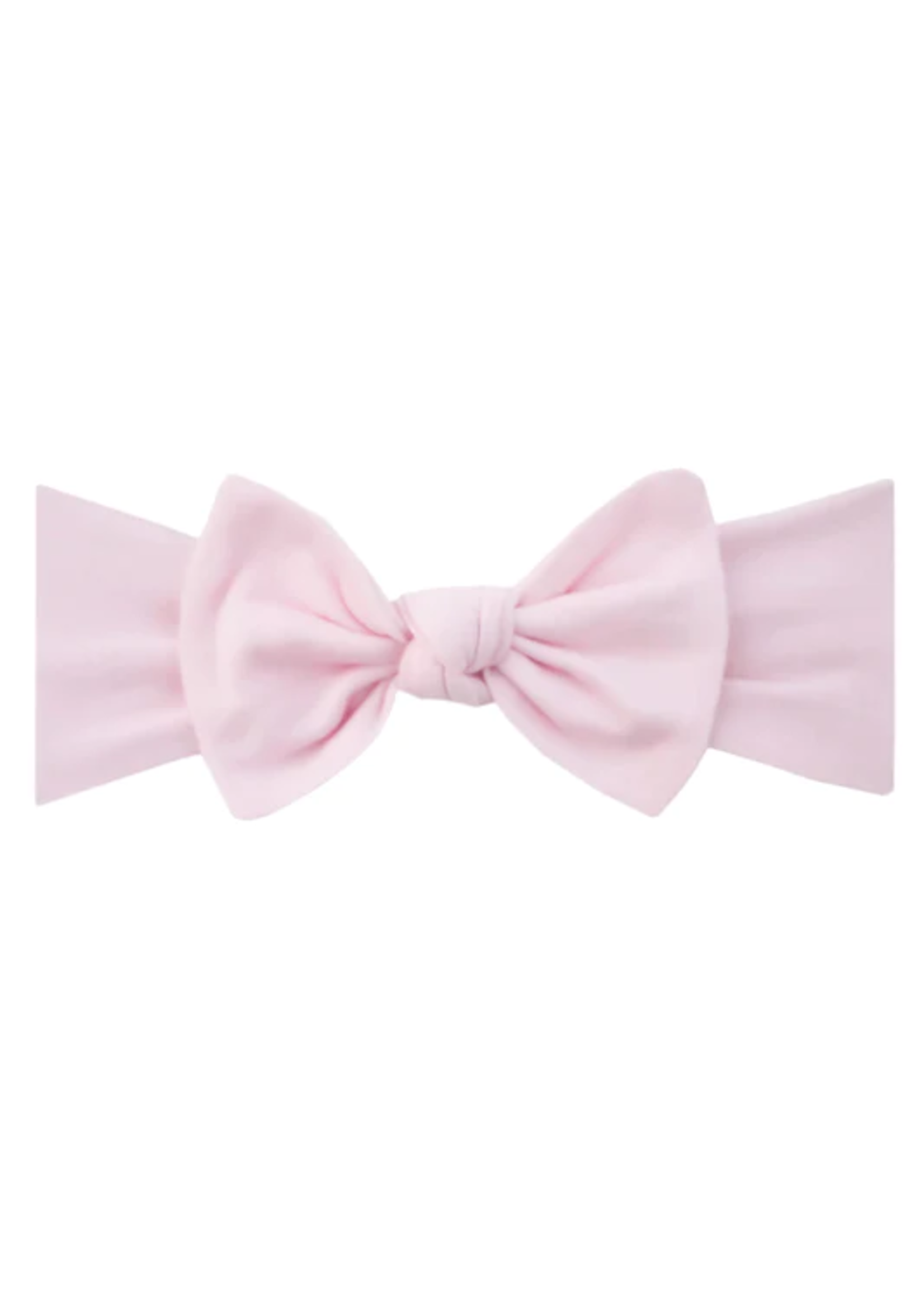 Copper Pearl Knit Headband Bow