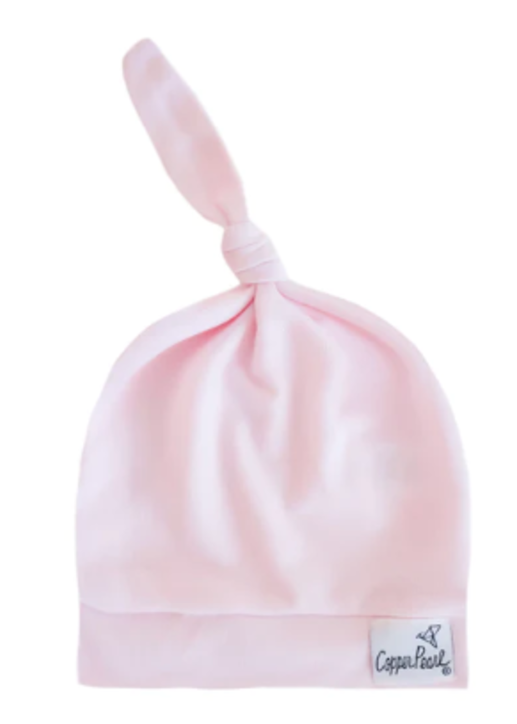 Copper Pearl Top Knot Hat