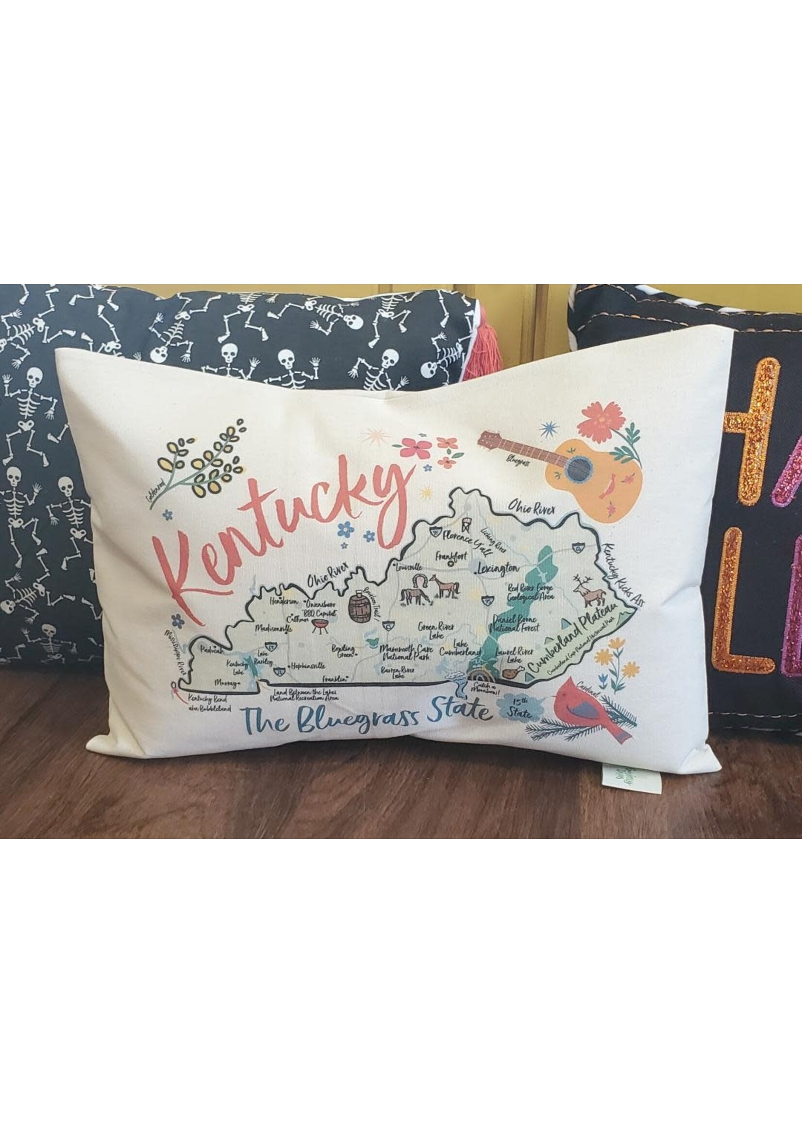 Gooseberry Designs Kentucky Pillow Cover - Cover Only