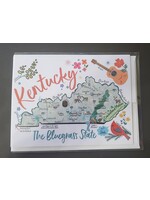 Gooseberry Designs Kentucky Map Notecards