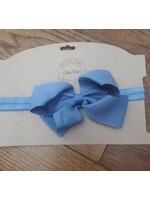Headband with Light Denim Bow