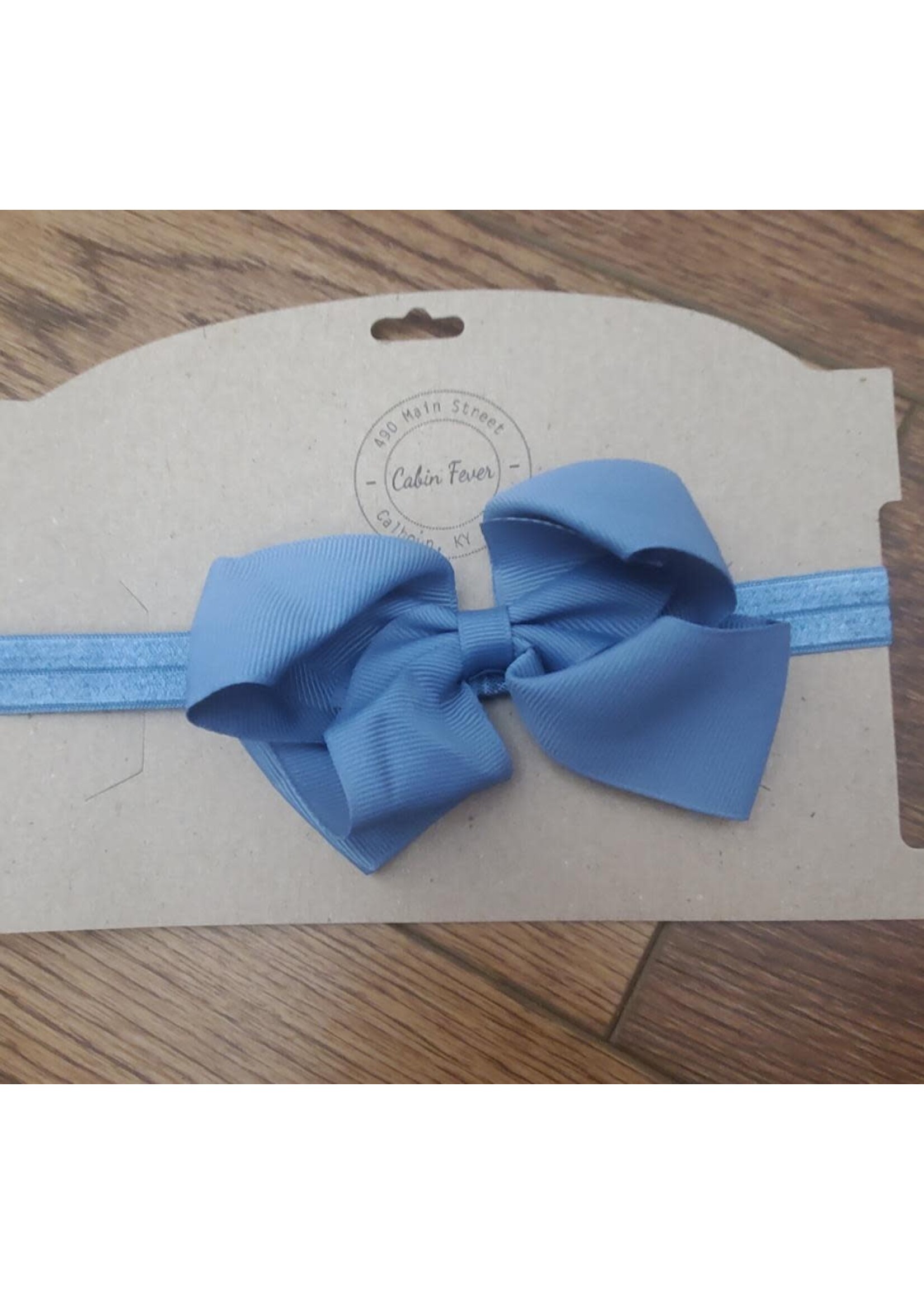 Headband with Light Denim Bow