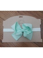 Headband with Mint Bow