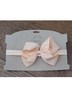 Headband with Light Peach Bow