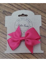 X-Small Hot Pink Hair Bow