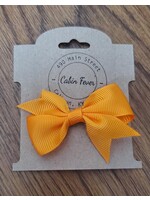 X-Small Orange Hair Bow