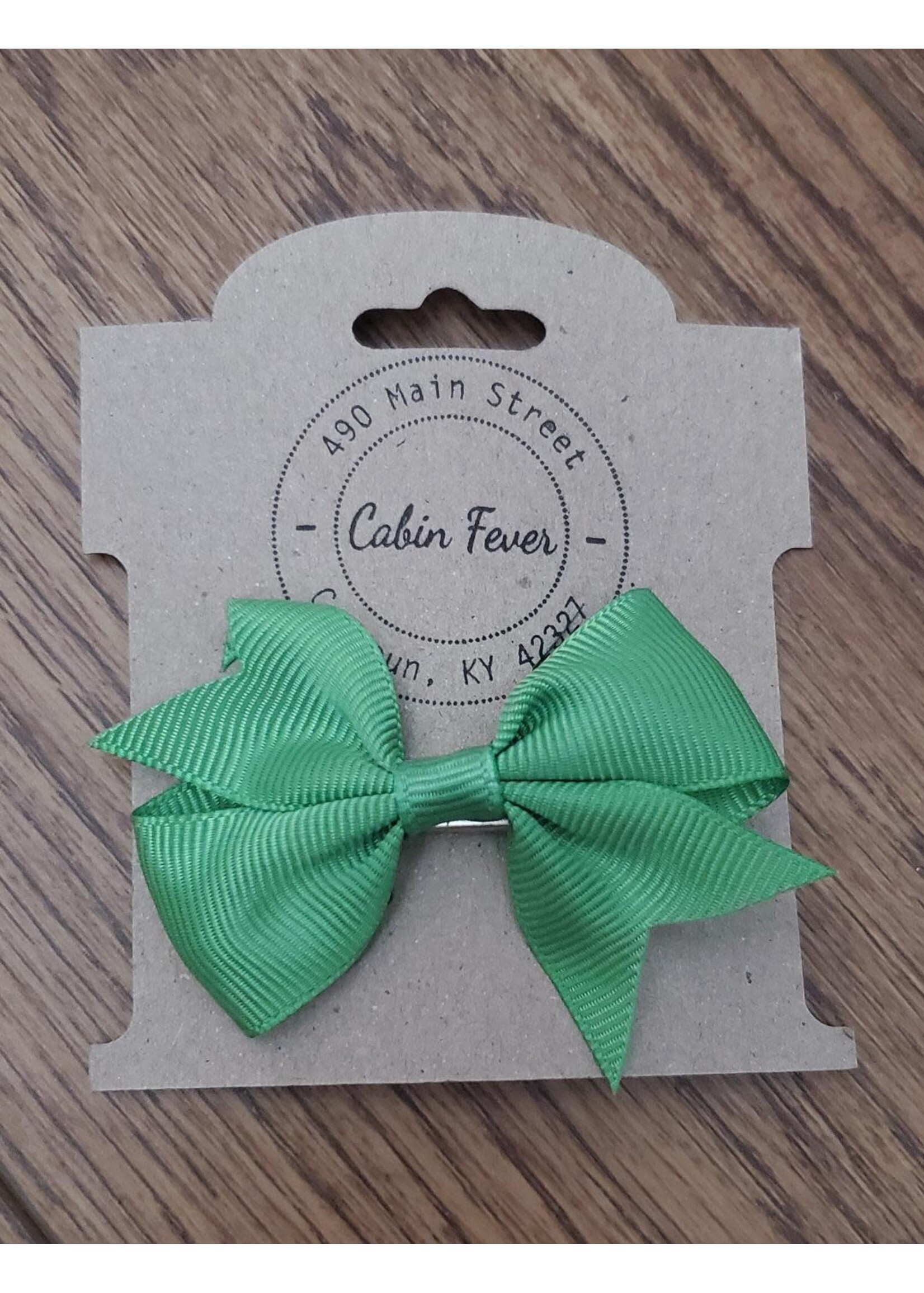 X-Small Green Hair Bow
