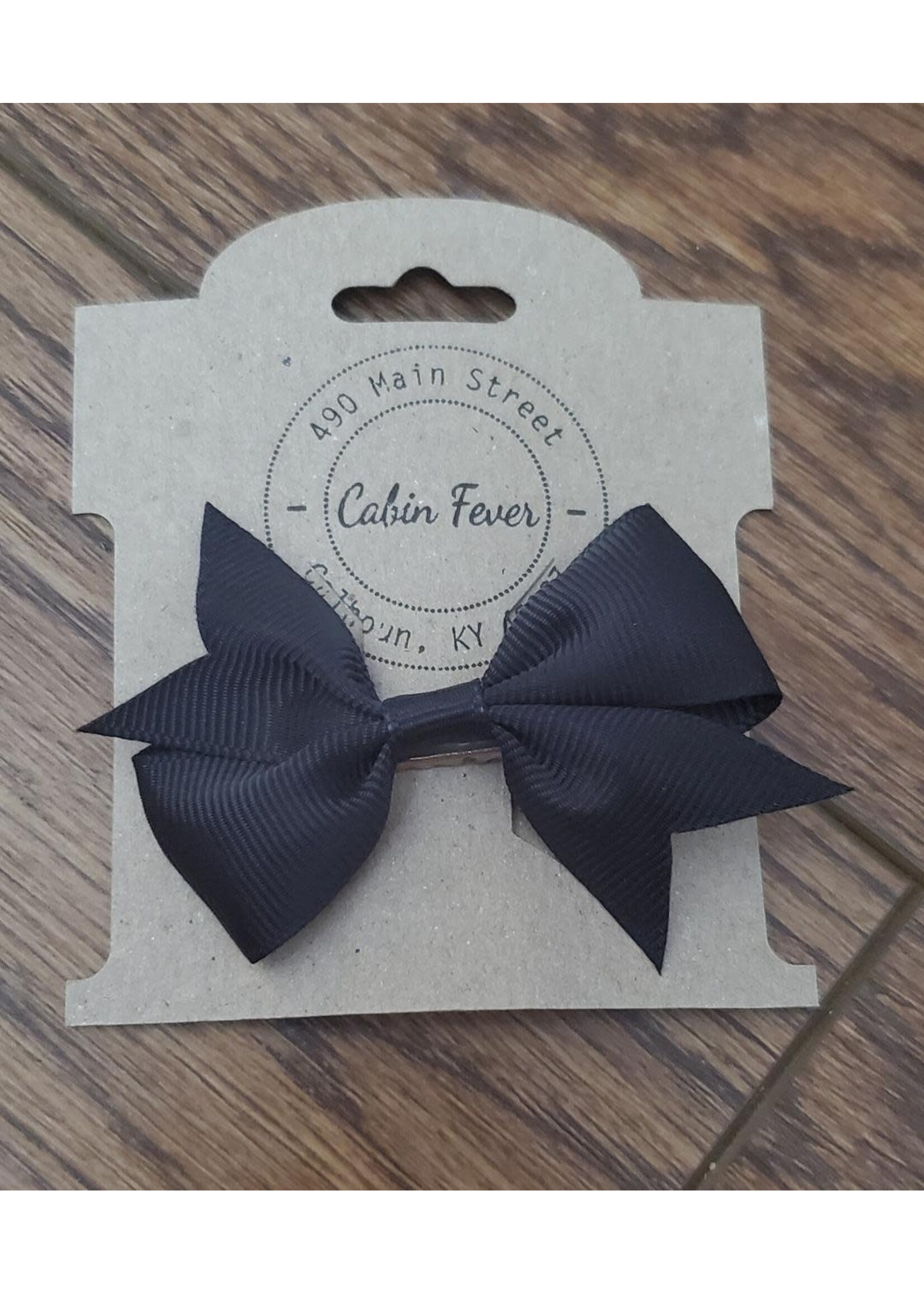 X-Small Black Hair Bow