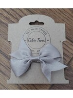 X-Small Pewter Hair Bow