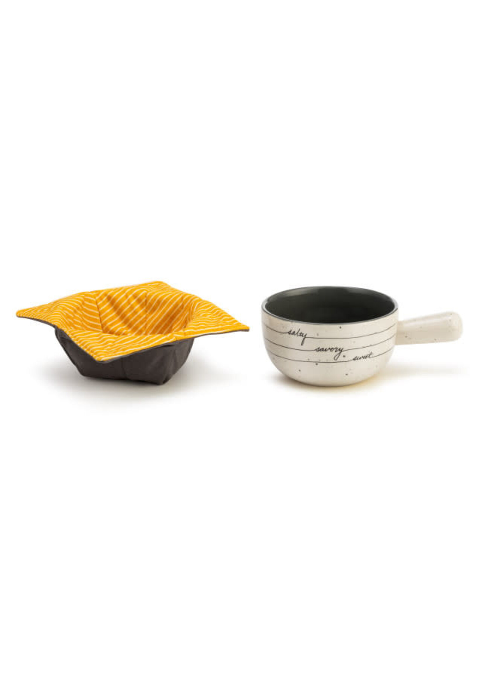 Demdaco Soup Crock & Bowl Cozy - Savory