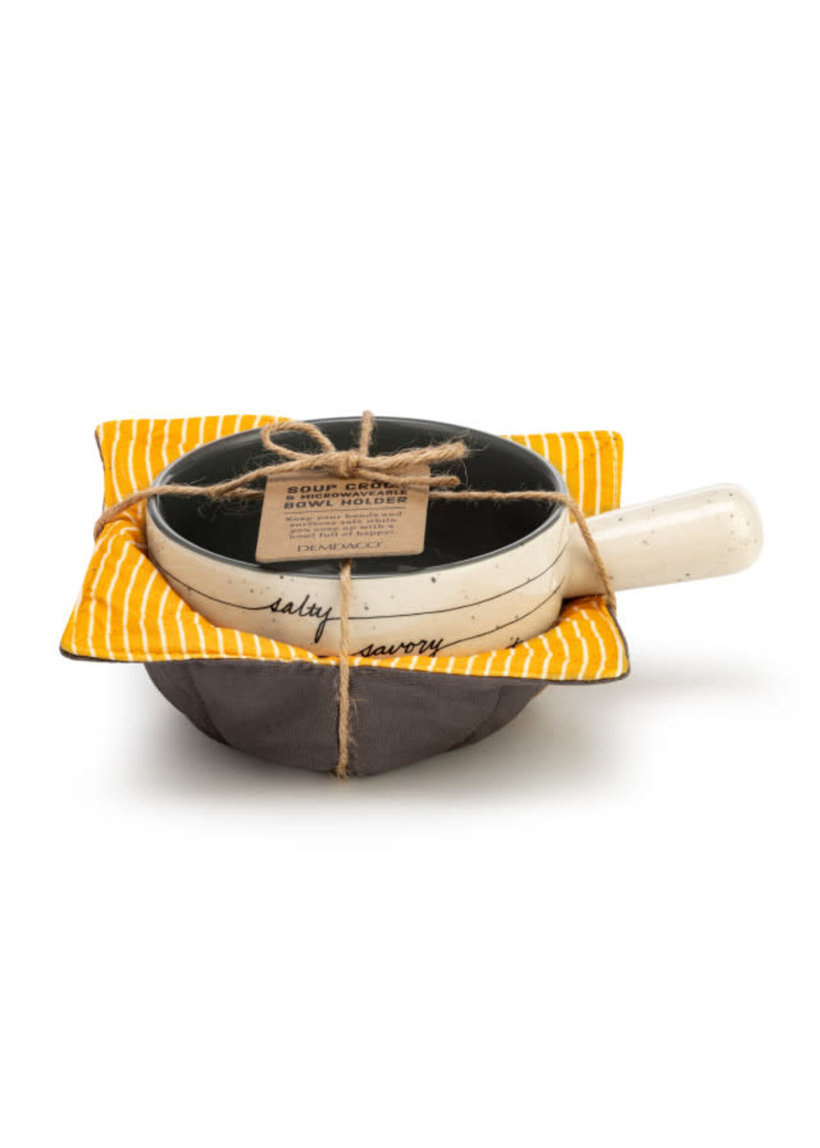 Demdaco Soup Crock & Bowl Cozy - Savory