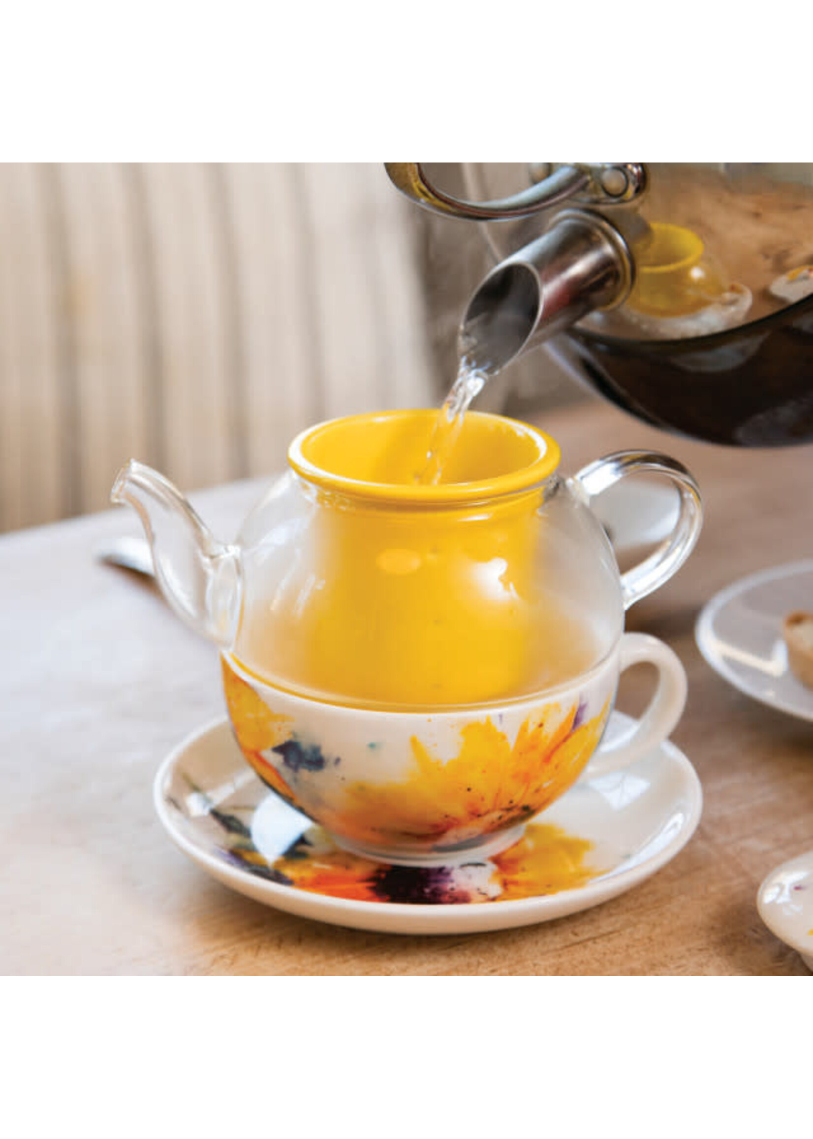 Demdaco Sunflower Tea Pot Set