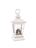 Evergreen LED Musical White Water Lantern With Holiday Scene