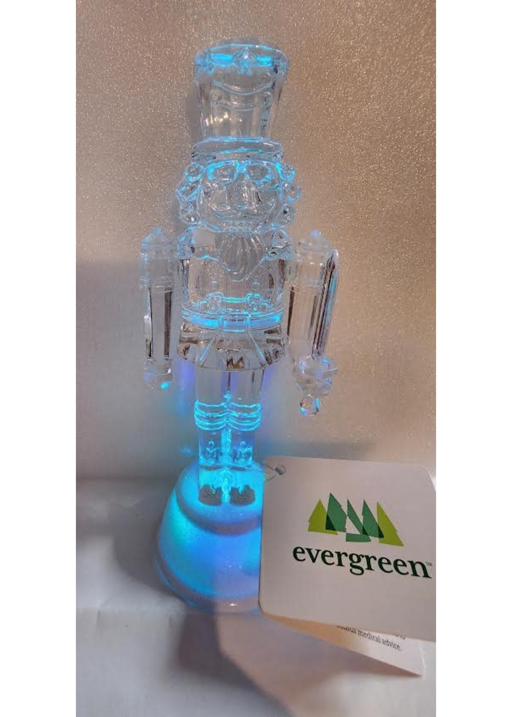 Evergreen 5.75" Color Changing LED Nutcracker Table Decor