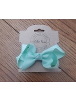 Small Mint Hair Bow