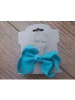Small Teal Hair Bow