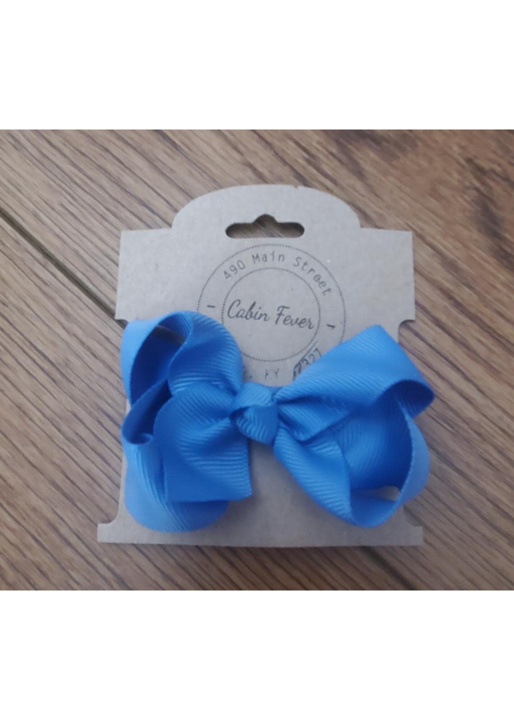 Small Pale Blue Hair Bow