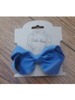 Small Denim Hair Bow