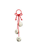 Demdaco Distressed White Metal Bells Hanger