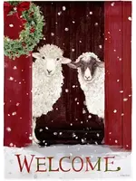 Evergreen Barn Friends Suede Garden Flag