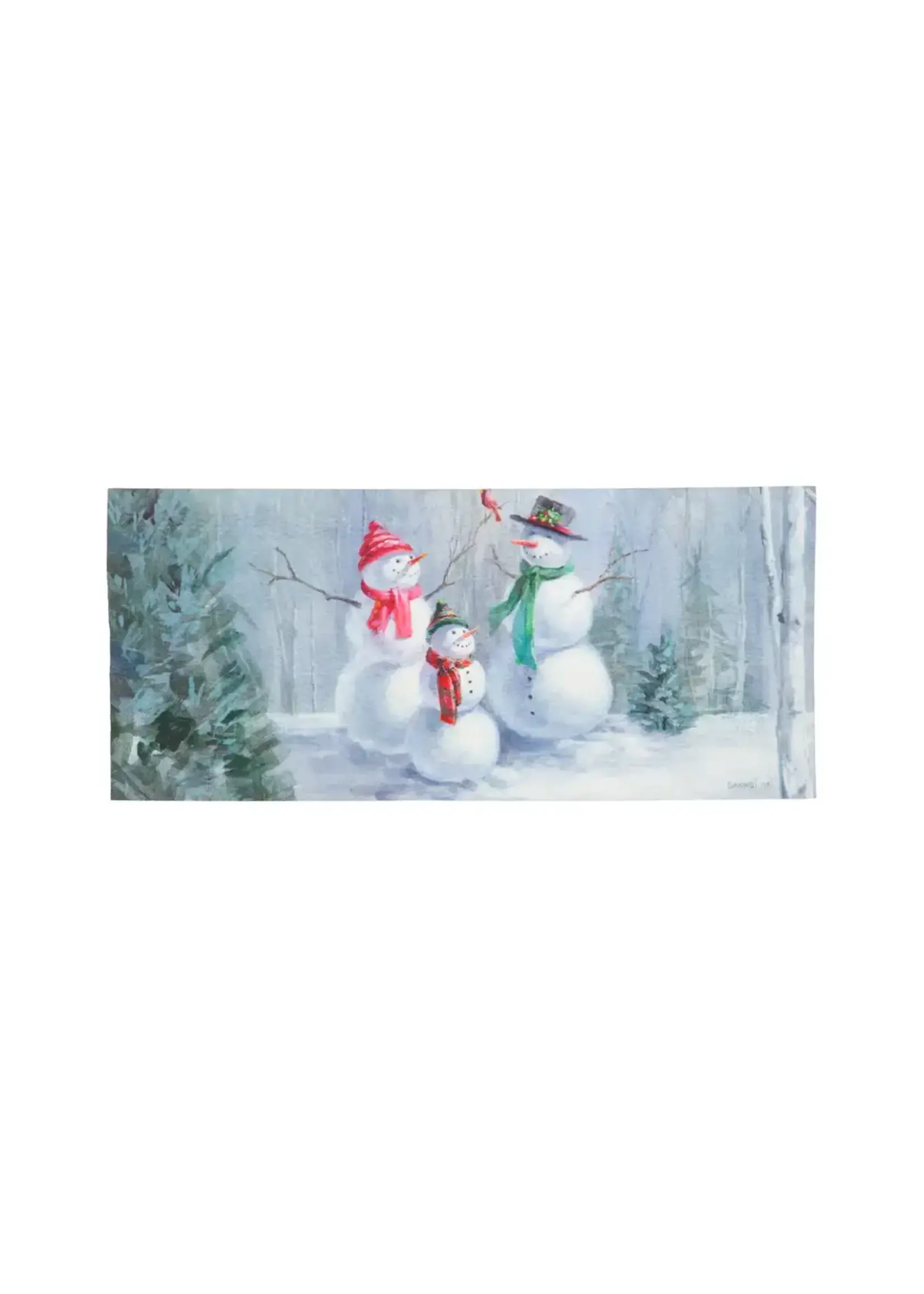Evergreen Snowman Family Sassafras Switch Mat
