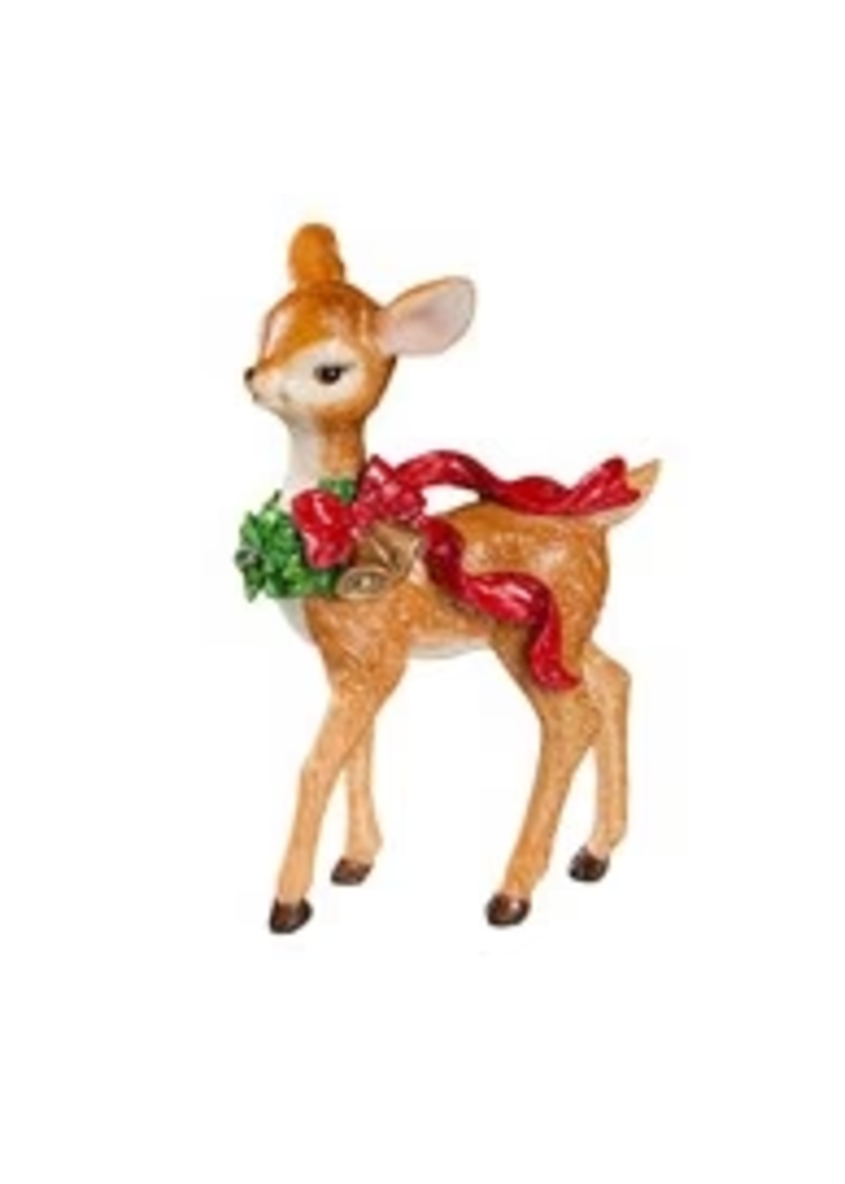 Evergreen Resin Deer Table Decor