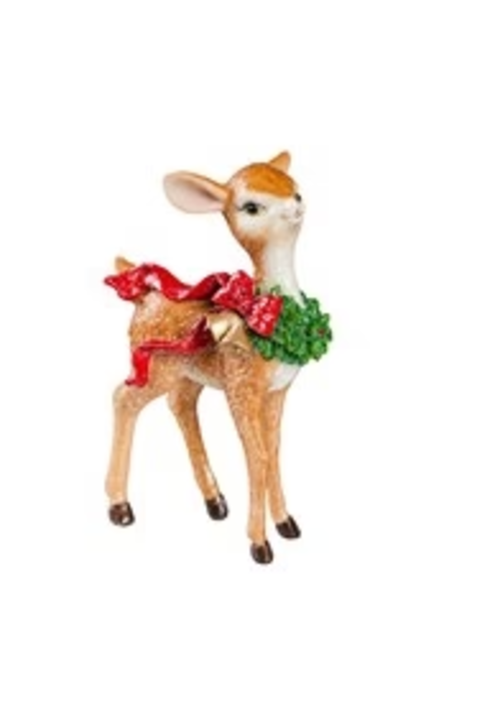 Evergreen Resin Deer Table Decor