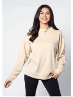 Chicka-d Campus Crew Sweatshirt Oatmeal