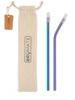 brumate Large Stainless Steel Reusable Straws