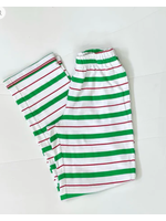 Bayou Blanks Red and Green Stripe Adult Pajama Pants