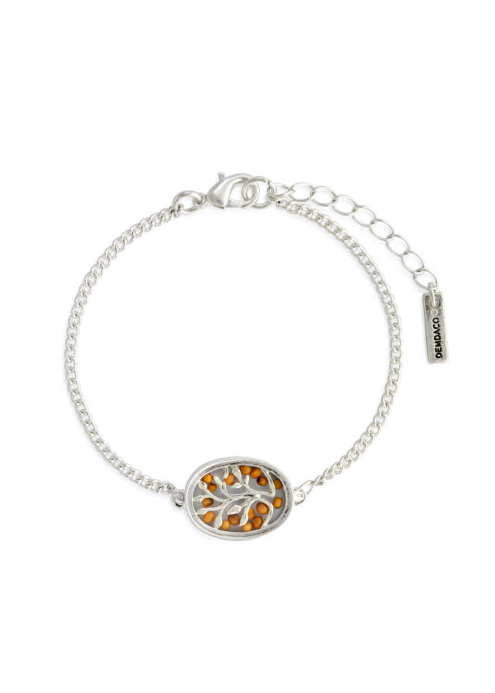 Demdaco Mustard Seed Bracelet - Silver