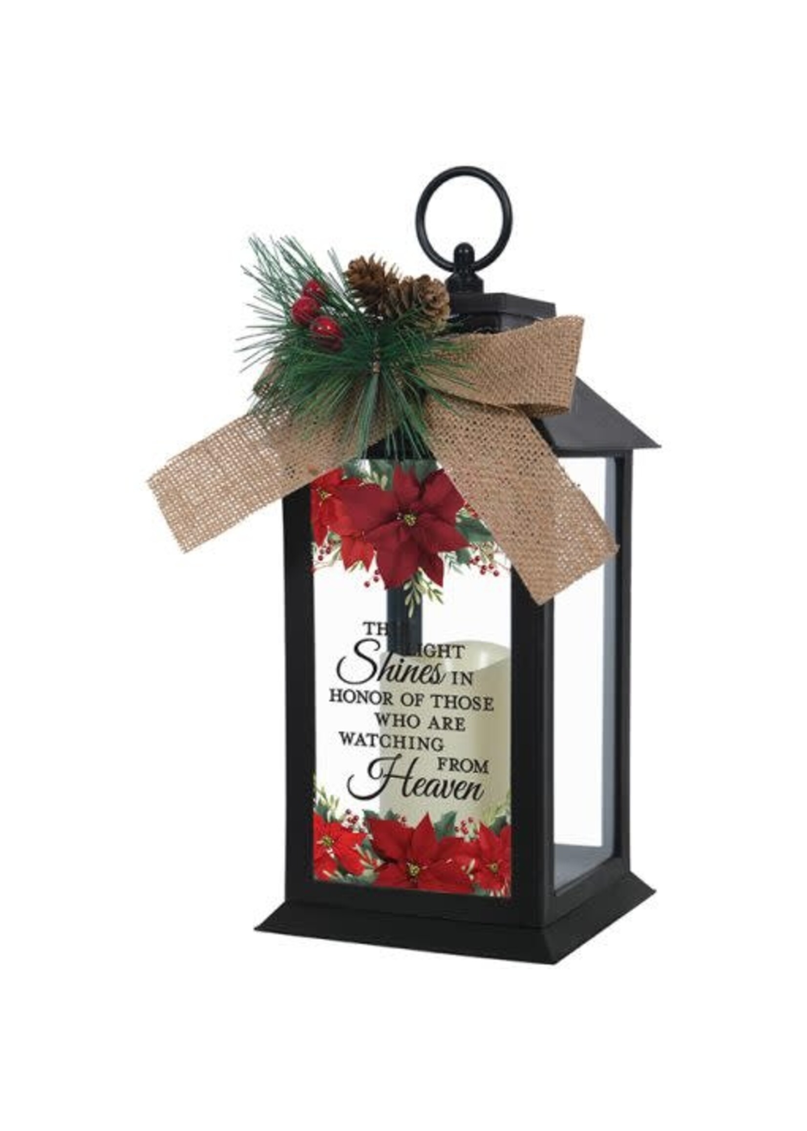 Carson Carson Shines In Honor Greenery Lantern