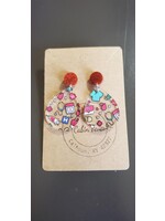 Flirty Girl Designs Teardrop Medical Staff Dangle Earrings