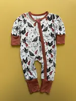 The Cozy Munchkin Chicken Coop Zippy Romper