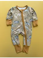 The Cozy Munchkin Rawr Dino Zippy Romper
