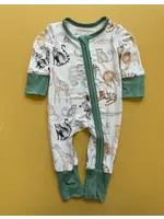 The Cozy Munchkin Safari Friends Zippy Romper