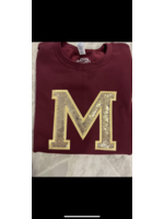 Sequin M Crew Neck S-XL