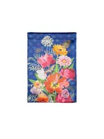 Evergreen Bloom Boldly Lustre Garden Flag