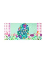Evergreen Happy Easter Sassafras Switch Door Mat