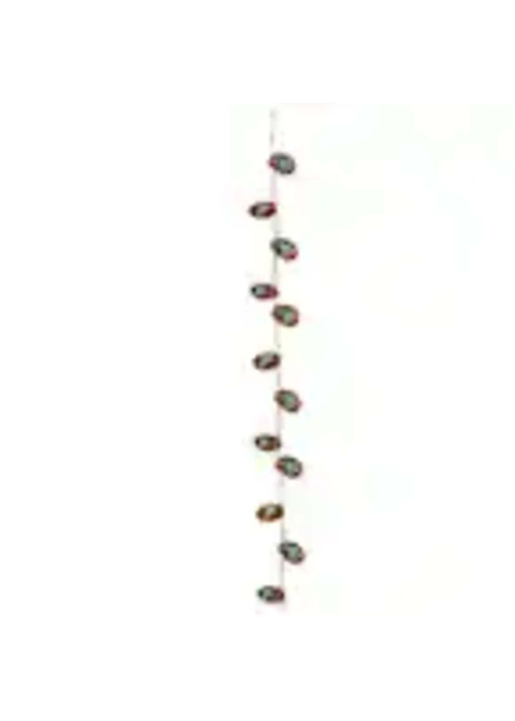 Evergreen 96 in. Lily Pad Metal Rain Chain