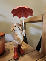 Evergreen Rainy Day Rabbit, boots