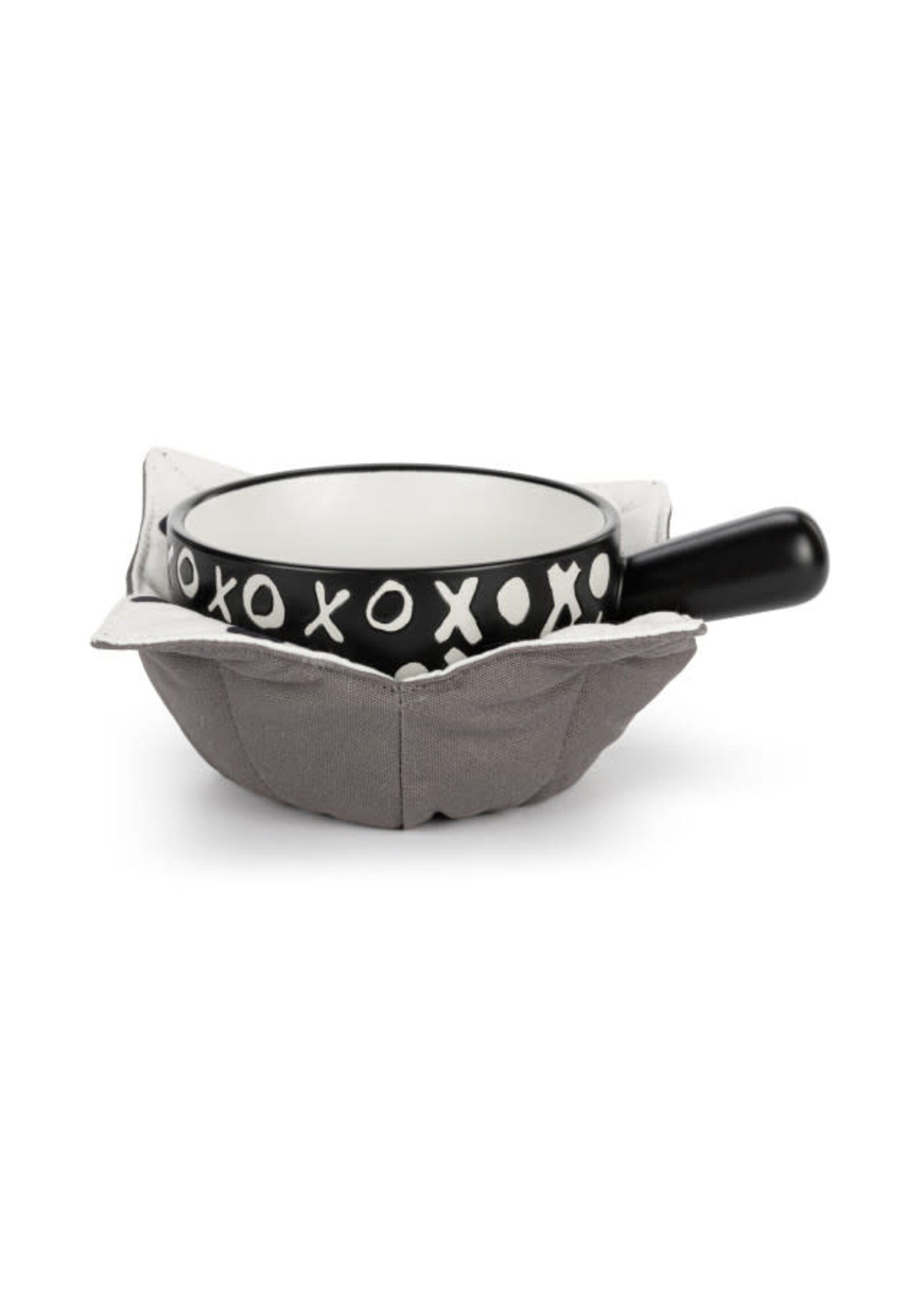 Demdaco Soup Crock & Bowl Cozy - XO
