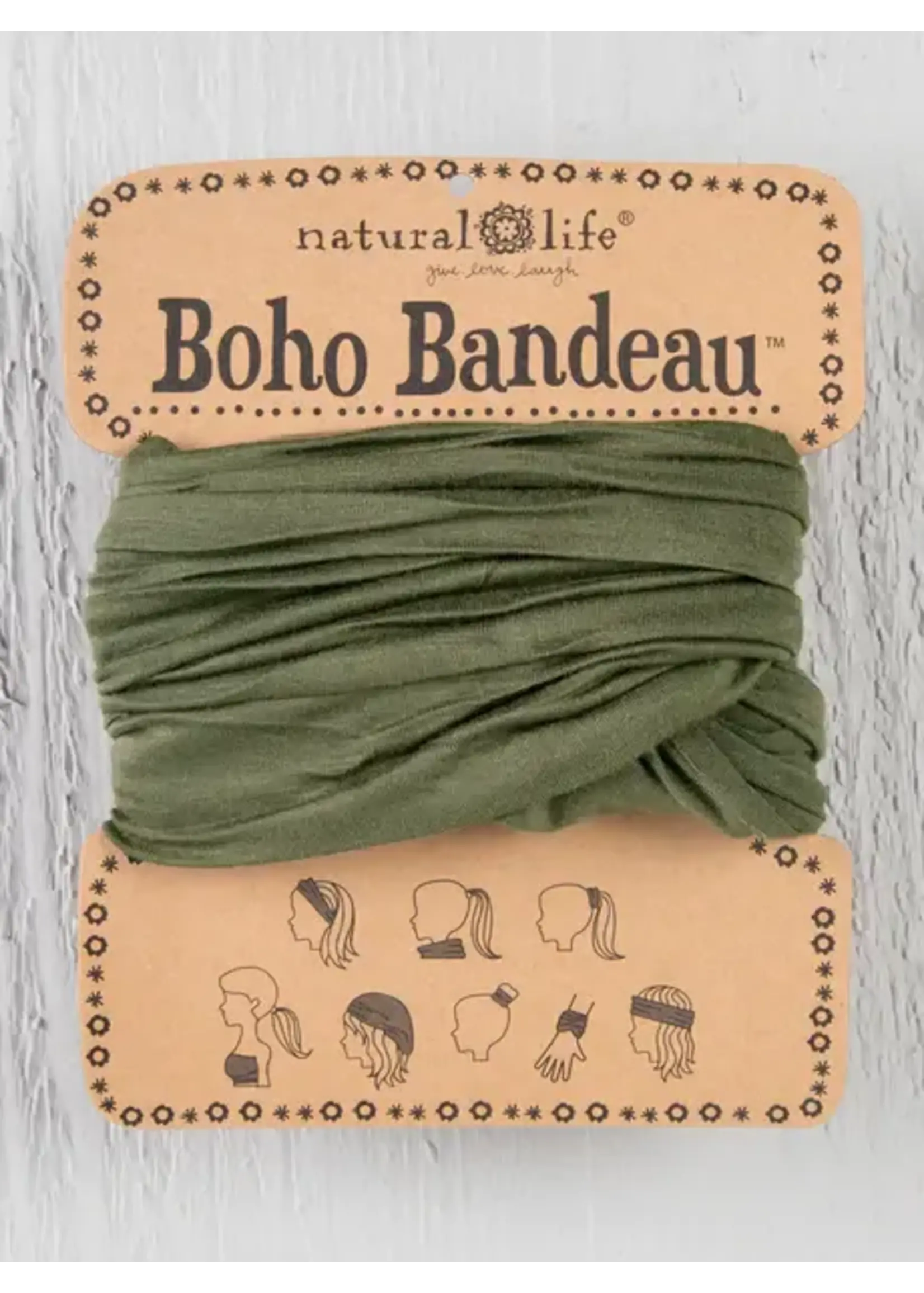 Natural Life Natural Life Full Boho Bandeau® Headband -Olive