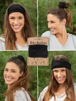 Natural Life Natural Life Solid Boho Bandeau® Headband - Black