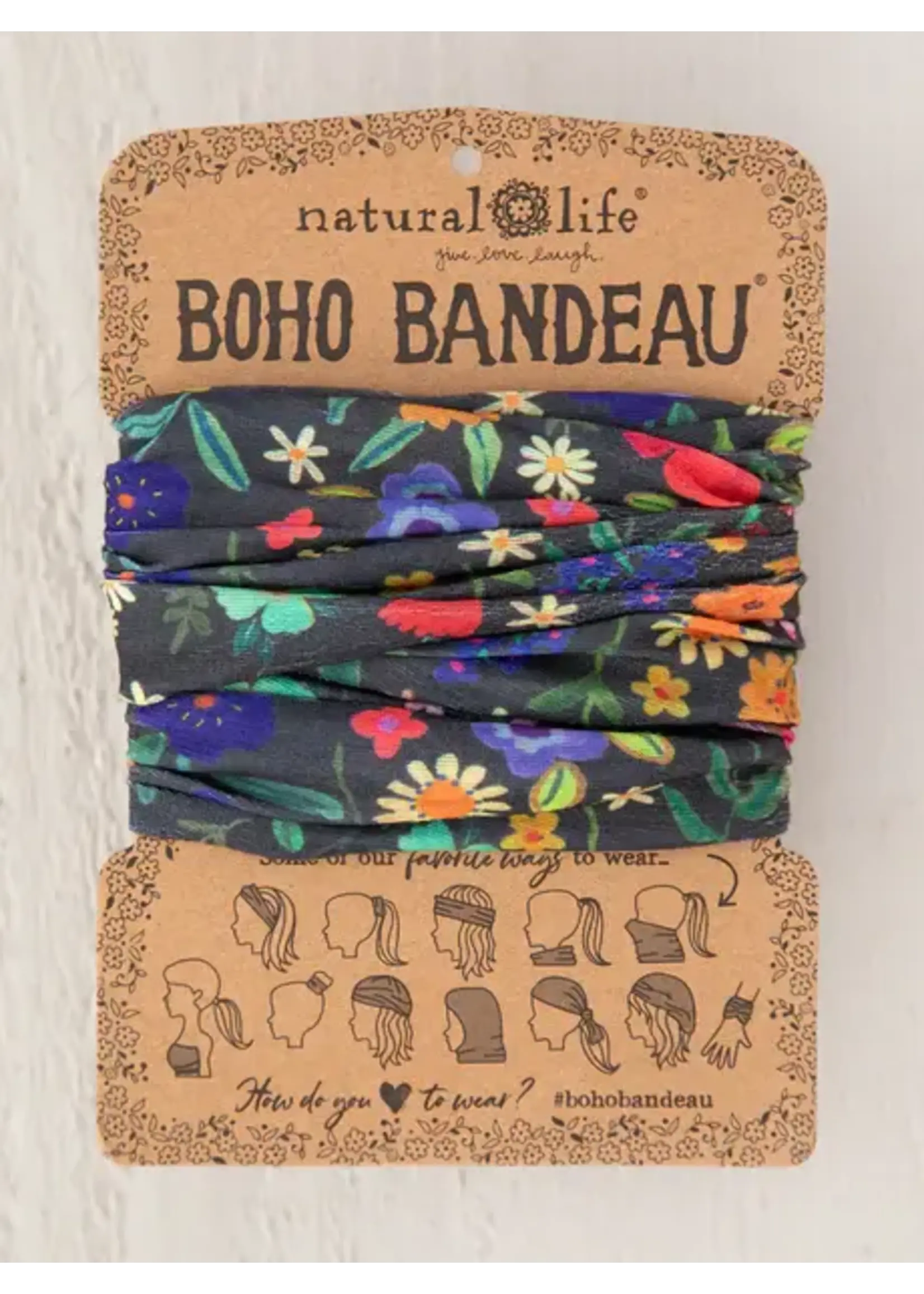 Natural Life Natural Life Full Boho Bandeau® Headband - Multi Wildflowers